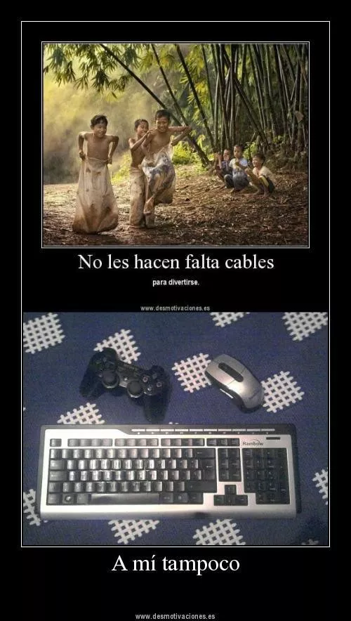 la vida se disfruta mas sin cables...