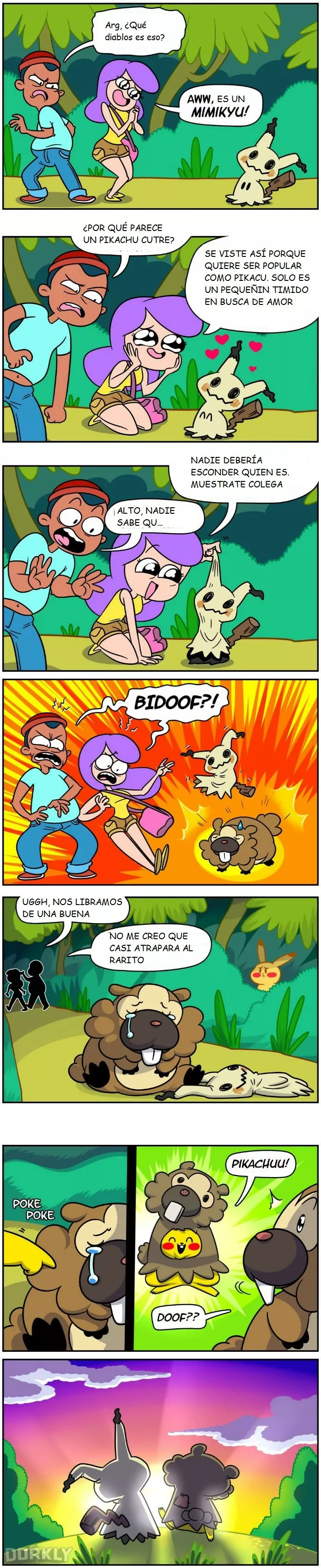 Bidoof solo busca amor