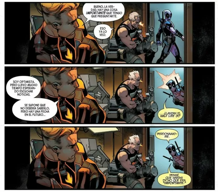 Hasta deadpool desea el half life 3