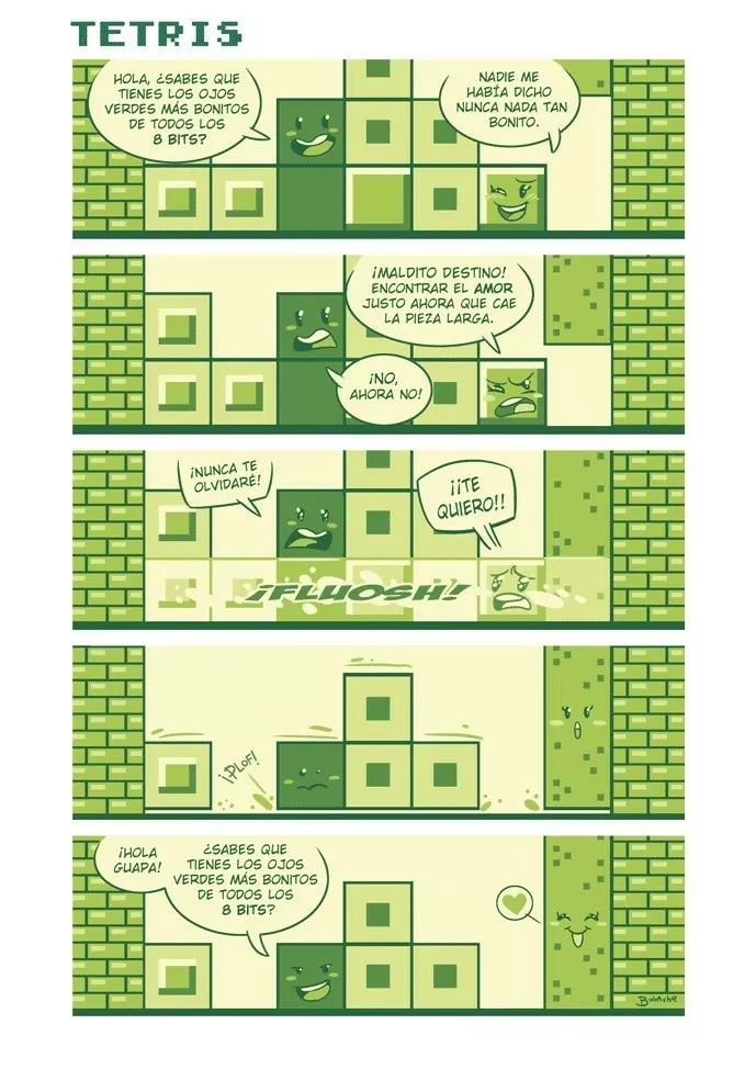 En el tetris el amor es rápido y fugaz