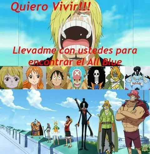 El turno de Sanji de ser la chica en apuros