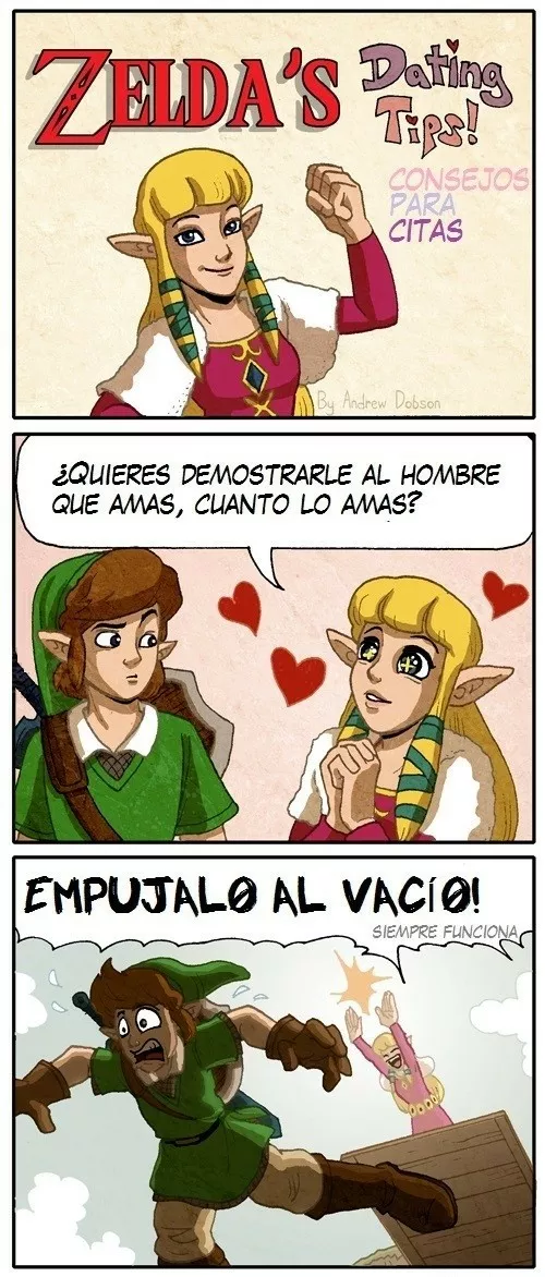 Zelda, maestra del amor