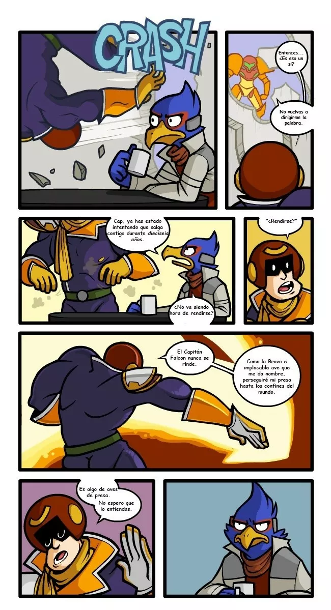 Captain Falcon nunca se rinde