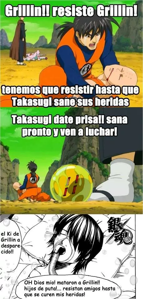 krillin ...hay perdon. grillin no por que grillin otra vez