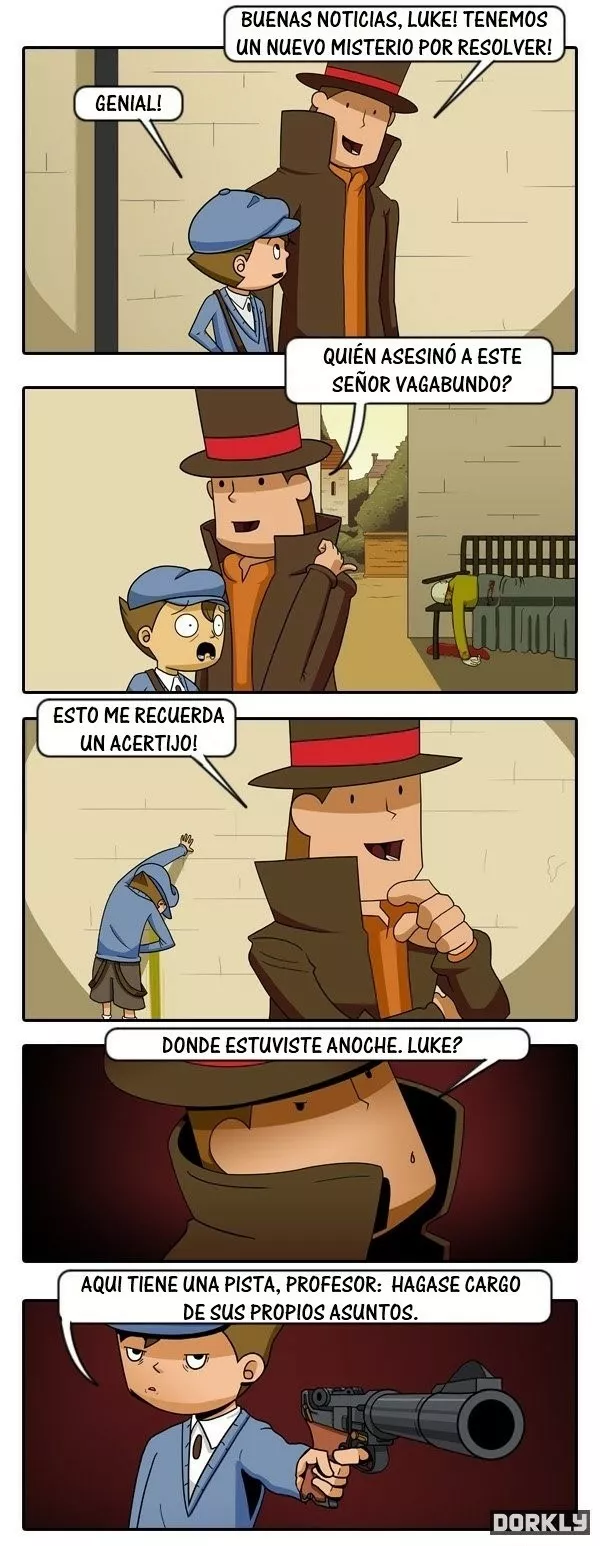 Cuando el juego de Layton se volvió oscuro