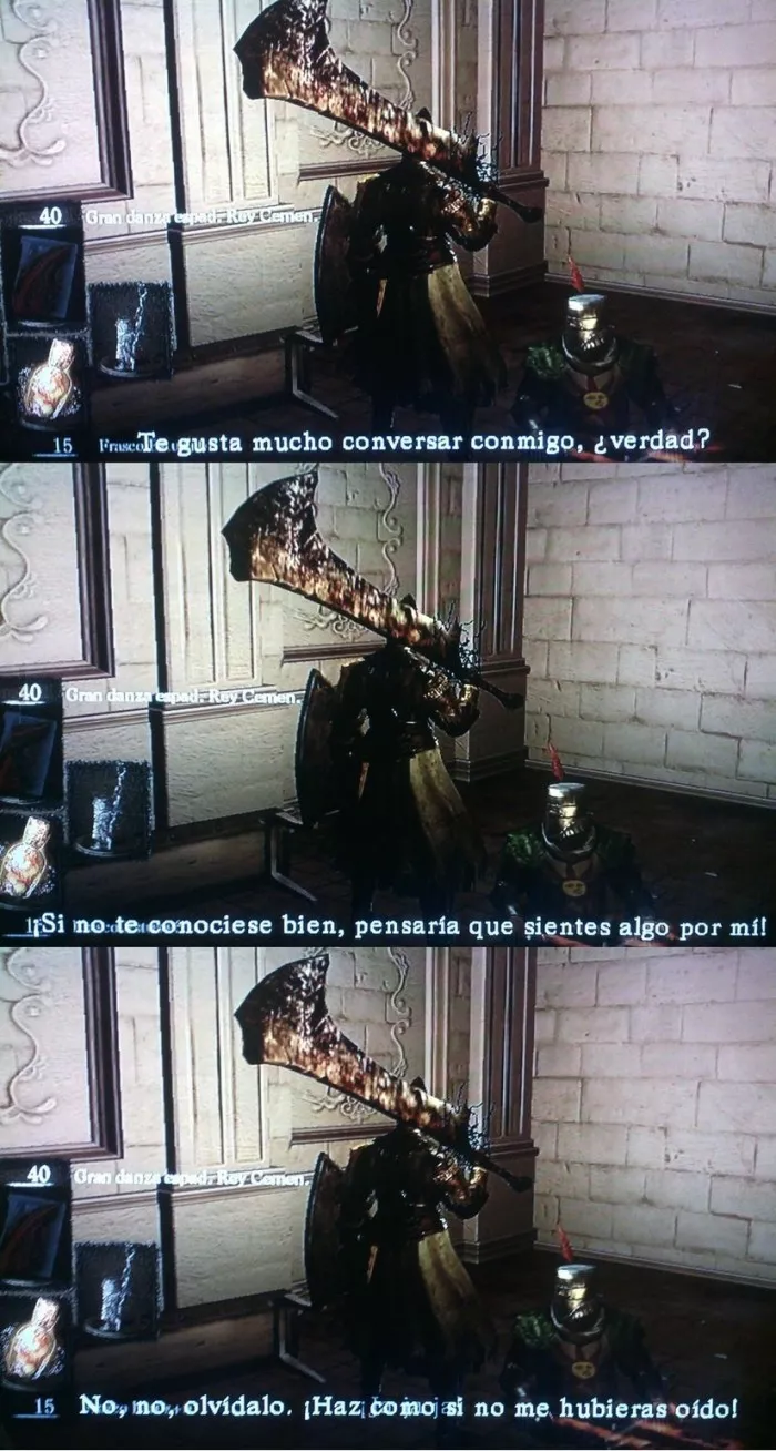 Solaire es muy tímido en el fondo