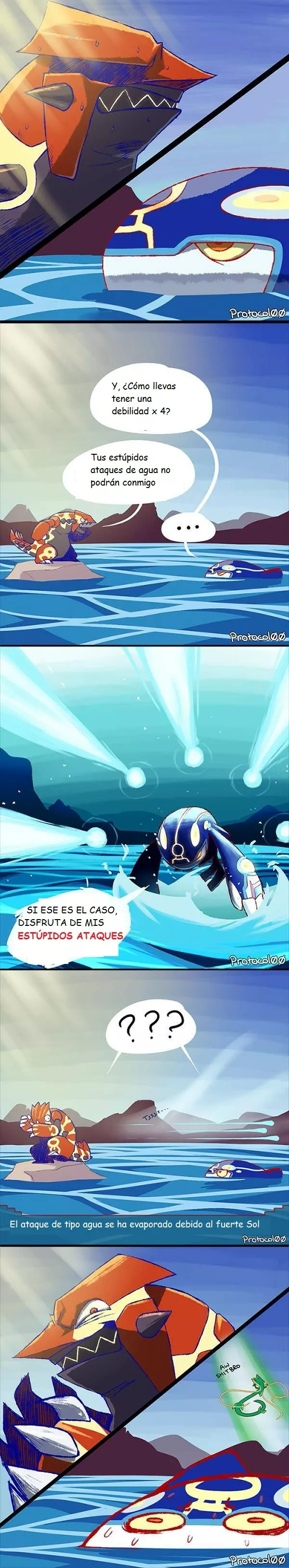 Ya no eres tan poderoso Kyogre.