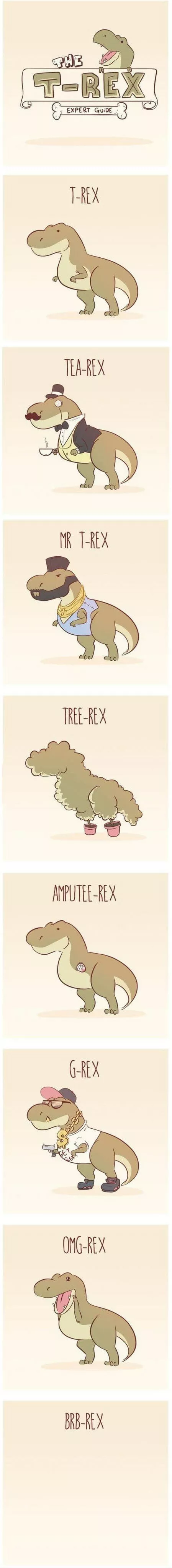 Tipos de T-rex