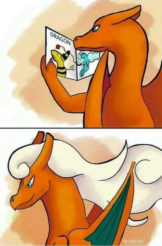 por fin charizard será de tipo dragón