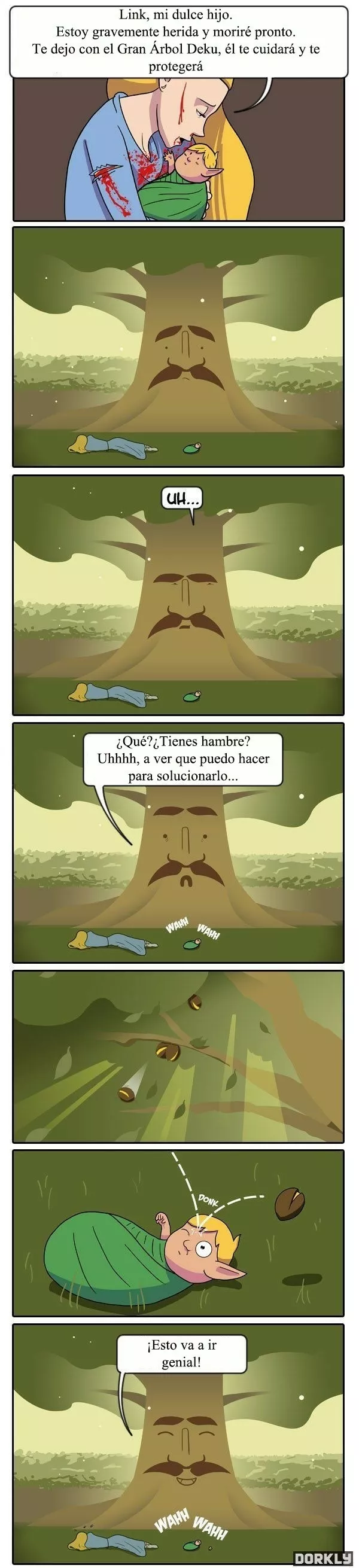 El árbol deku es un padrazo