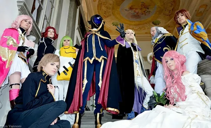 cosplay grupal de code geass