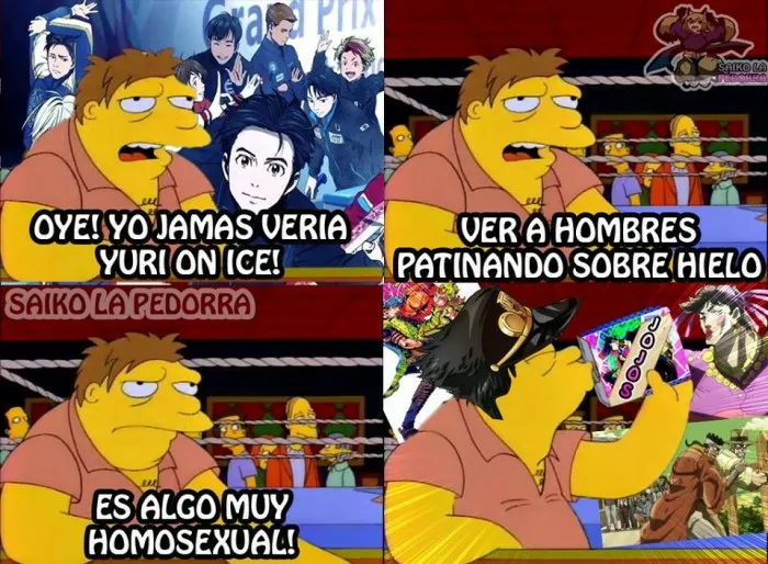 Cuando te recomiendan yuri on ice