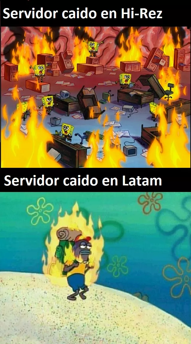 Servers gringos     -     servers latinos