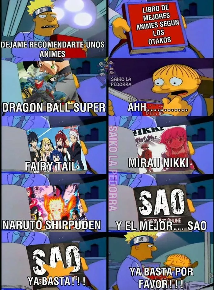 los mejores animes...