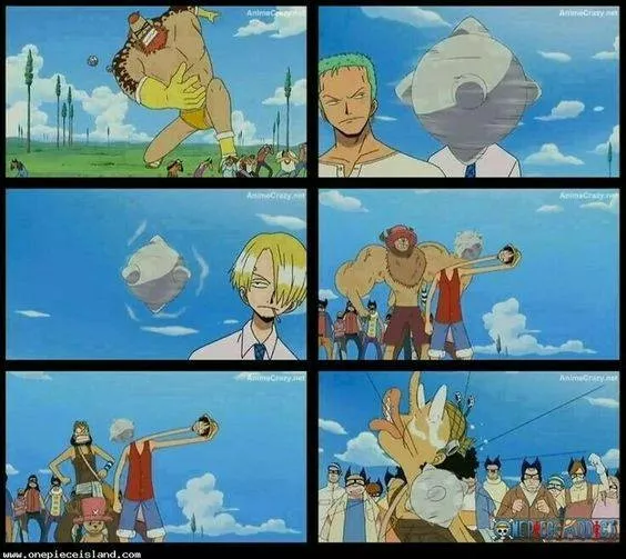 Pero que poderoso God Usopp, lo detuvo con su cuello