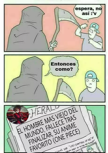 Que hermosa muerte...