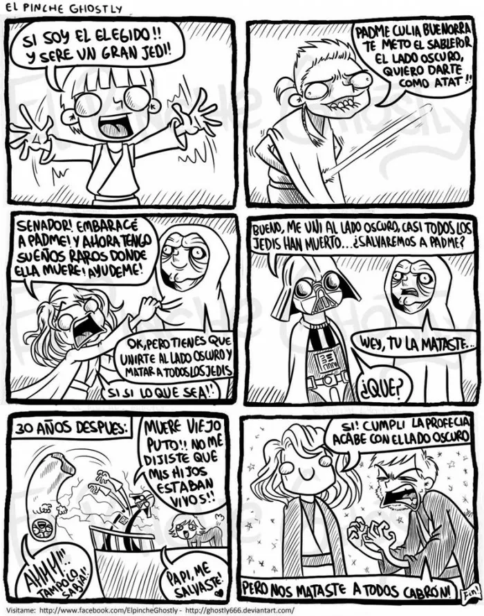 Star Wars historia hiper-resumida :v