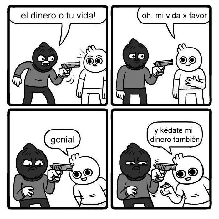 cuando asaltas al suicida