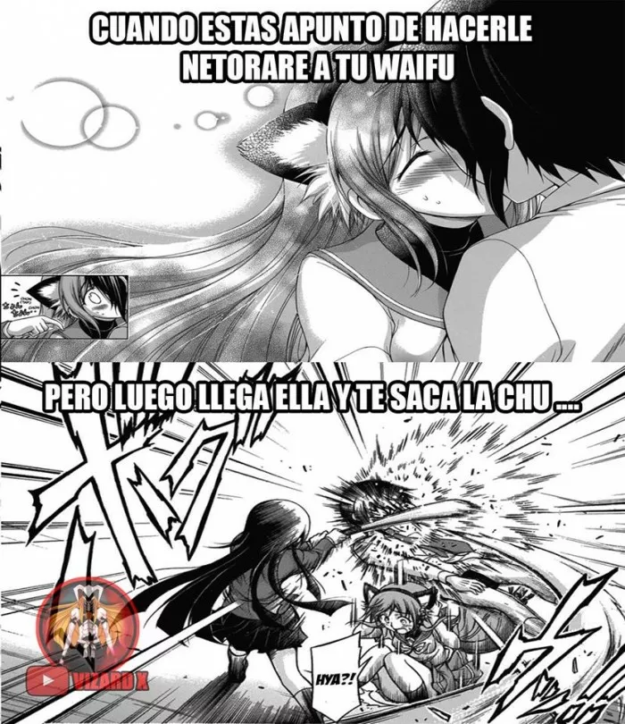 Cuando estas apunto de hacer ntr con tu waifu