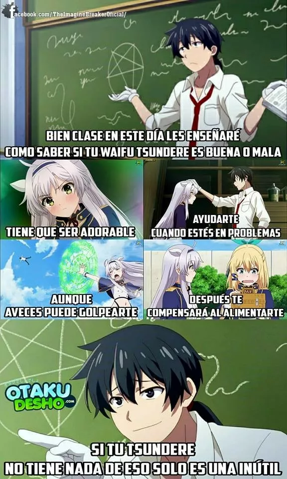 Pautas de una waifu tsundere