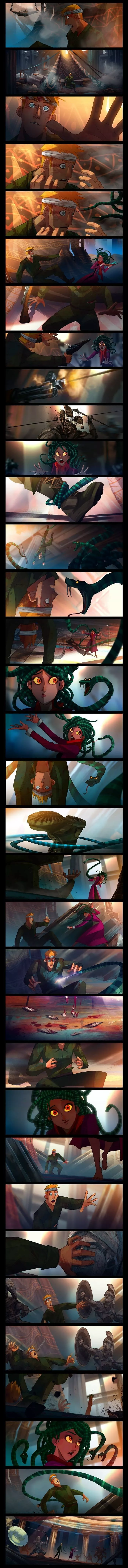 La historia de medusa parte 2