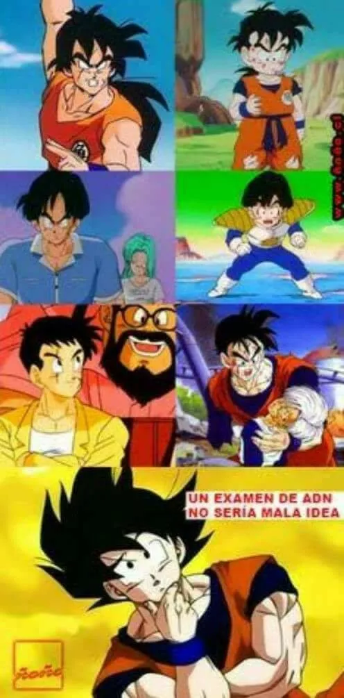 Cuando goku comienza a sospechar