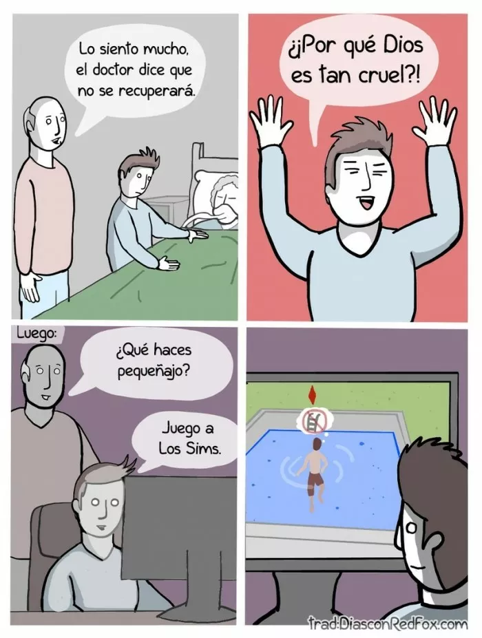 La vida es el sims de Dios