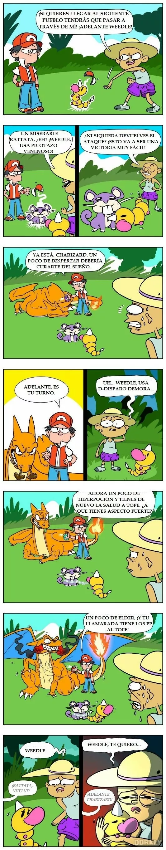 curando pokemon en mitad de una batalla