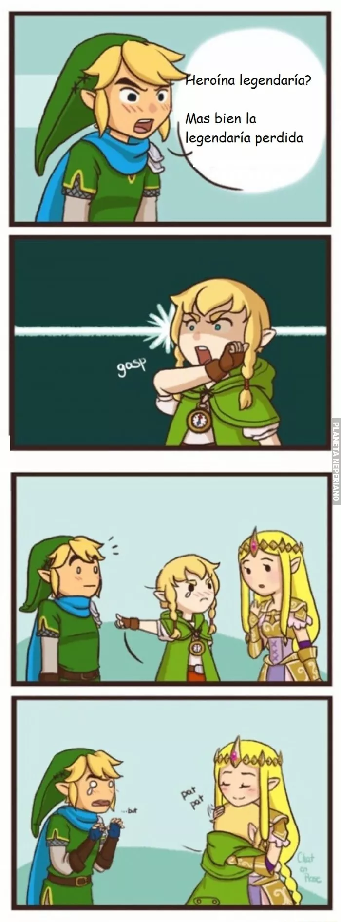 buaah Link se ha metido conmigo