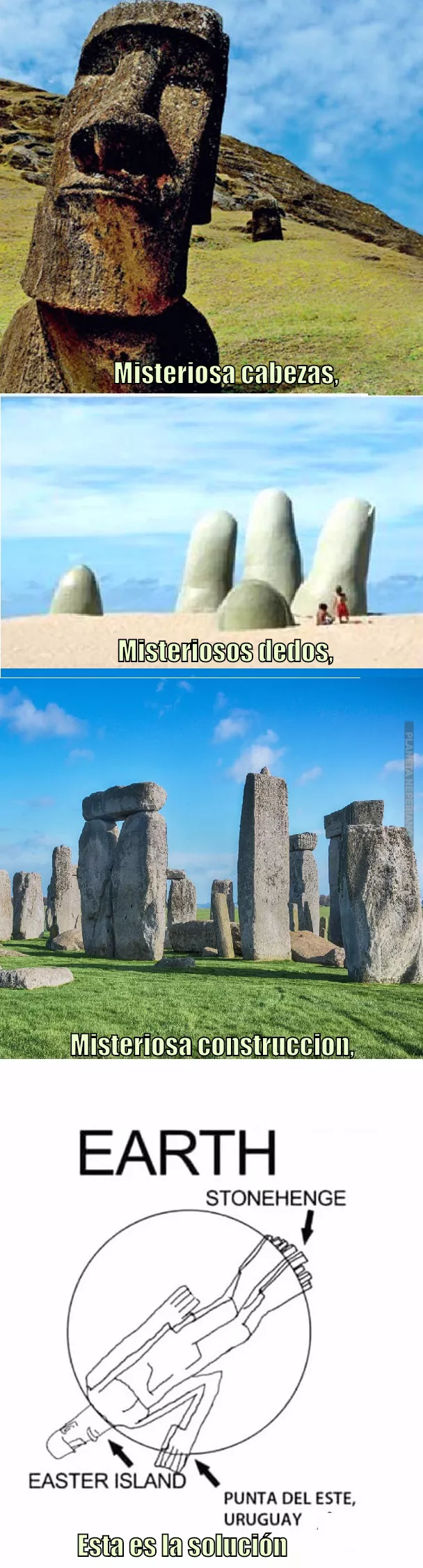 El suelo no es lava, es un gigante de piedra