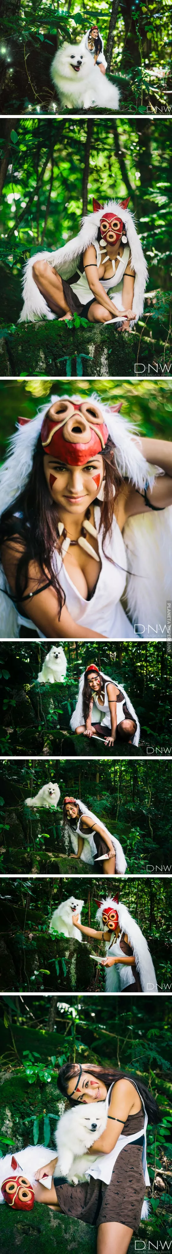 Cosplay La princesa Mononoke