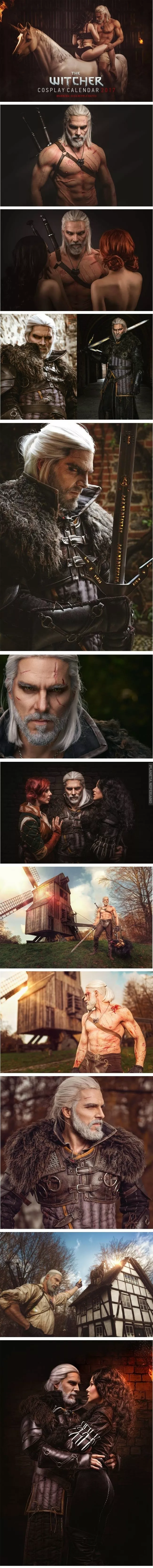 The Witcher calendario 2017