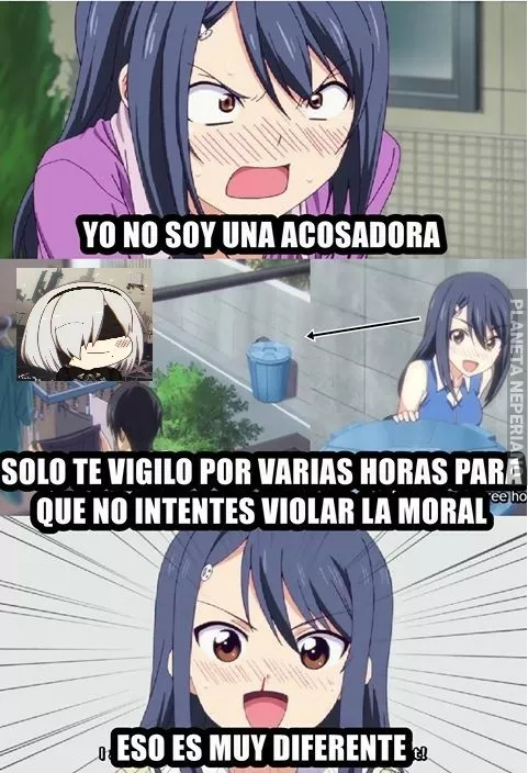 Excusas de un acosador :v