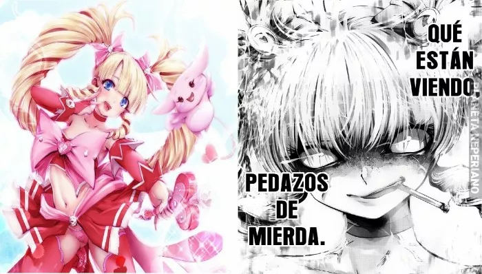 lo que la gente piensa cuando dicen mahou shoujo vs lo que yo pienso