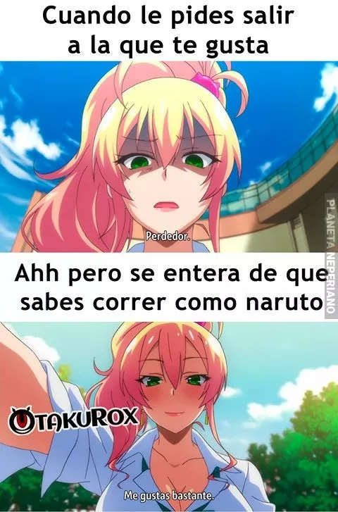 Y si saltas del tejado y vuelas como kokun consigues un harem