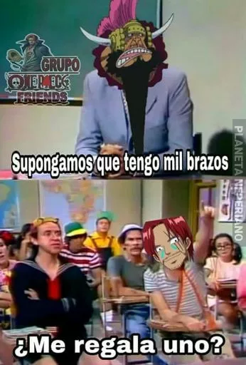 ayudemos con su prótesis al señor shanks