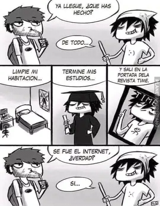 CUANDO NO HAY INTERNET EN CASA