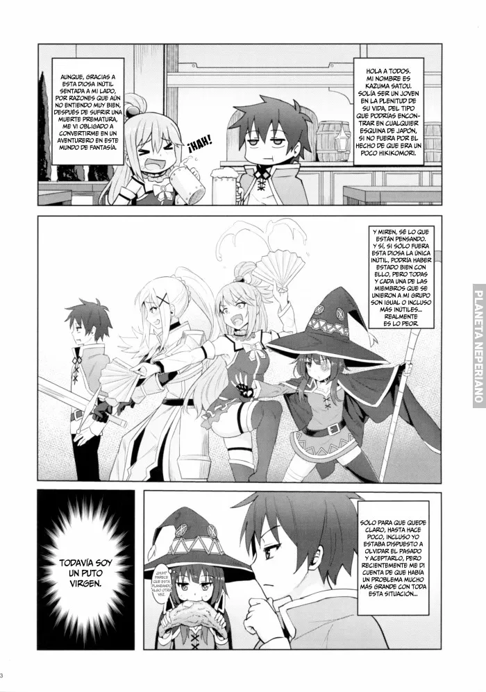 La vida Kazuma es dura