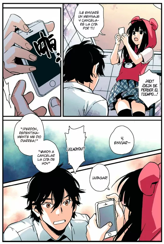 aqui es cuando homero dice: Pequeño demonio- y lo estrangula :v