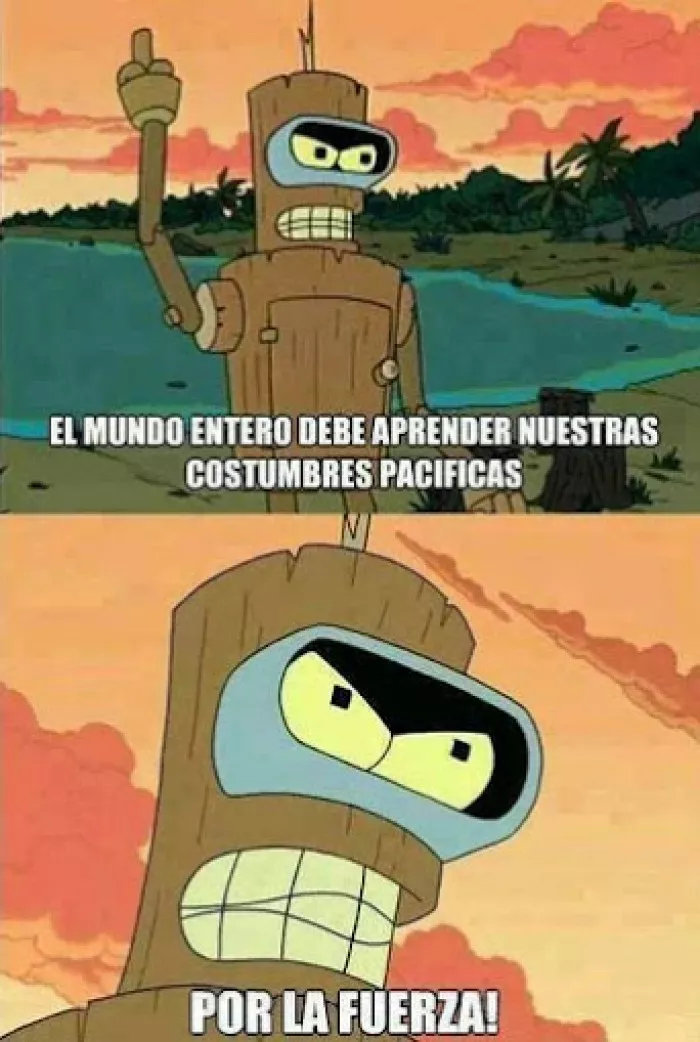 Bender sabe muy bien como funciona el mundo