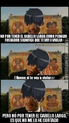 el peinado foshador :v