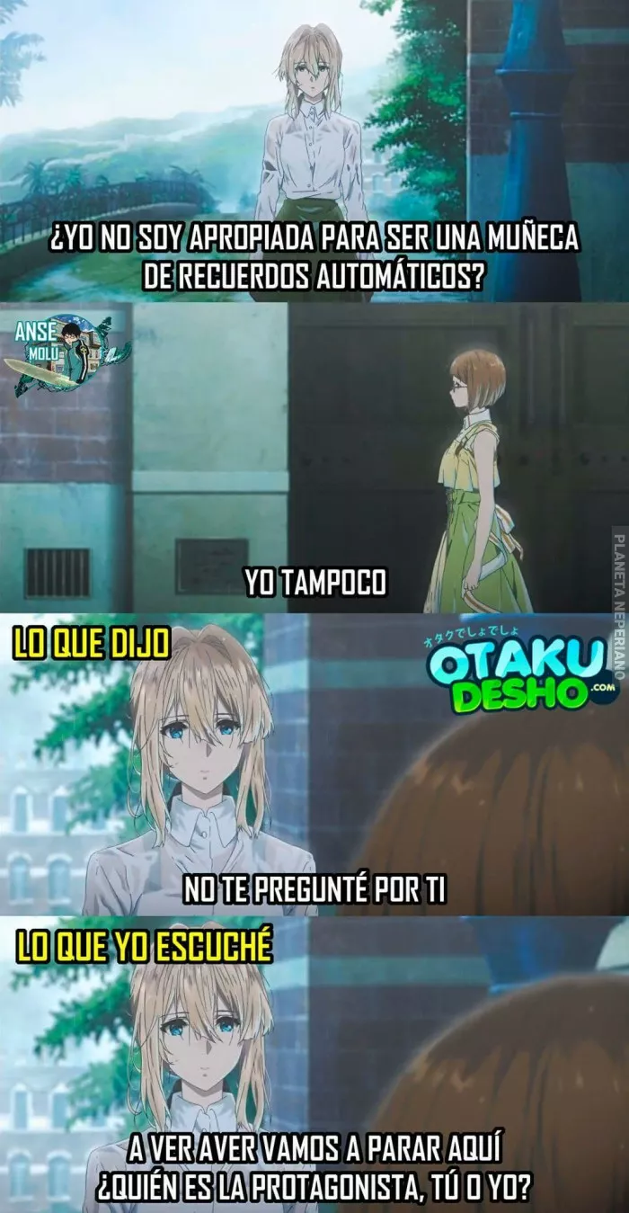 Cuando eres el protagonista y lo sabes :v