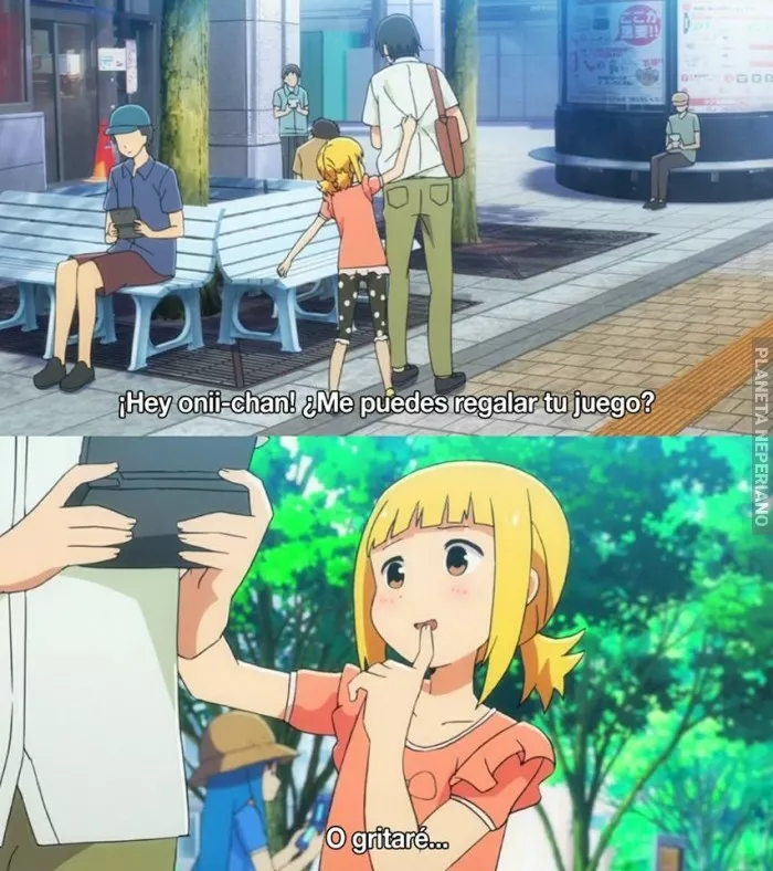 Cuando una loli se te acerque sal corriendo