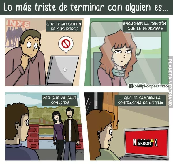 Cuando una relación termina