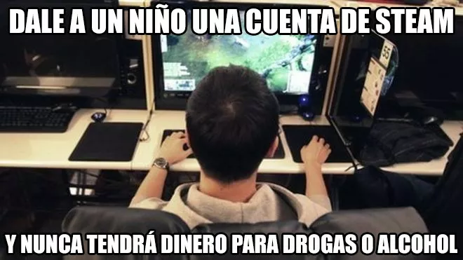 steam salvando a los niño de los malos vicios