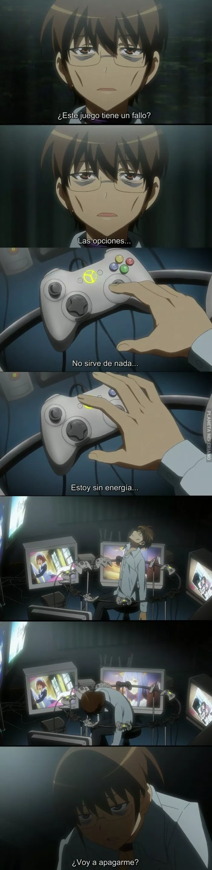 Cuando me atasco en un juego tras 12 horillas de juego