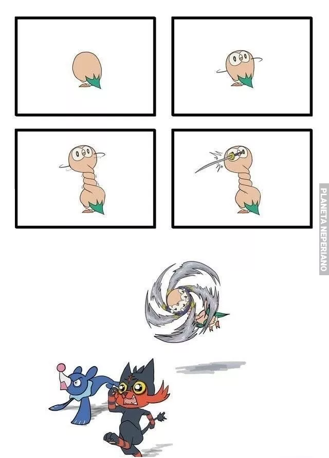 No le des una espada a rowlet