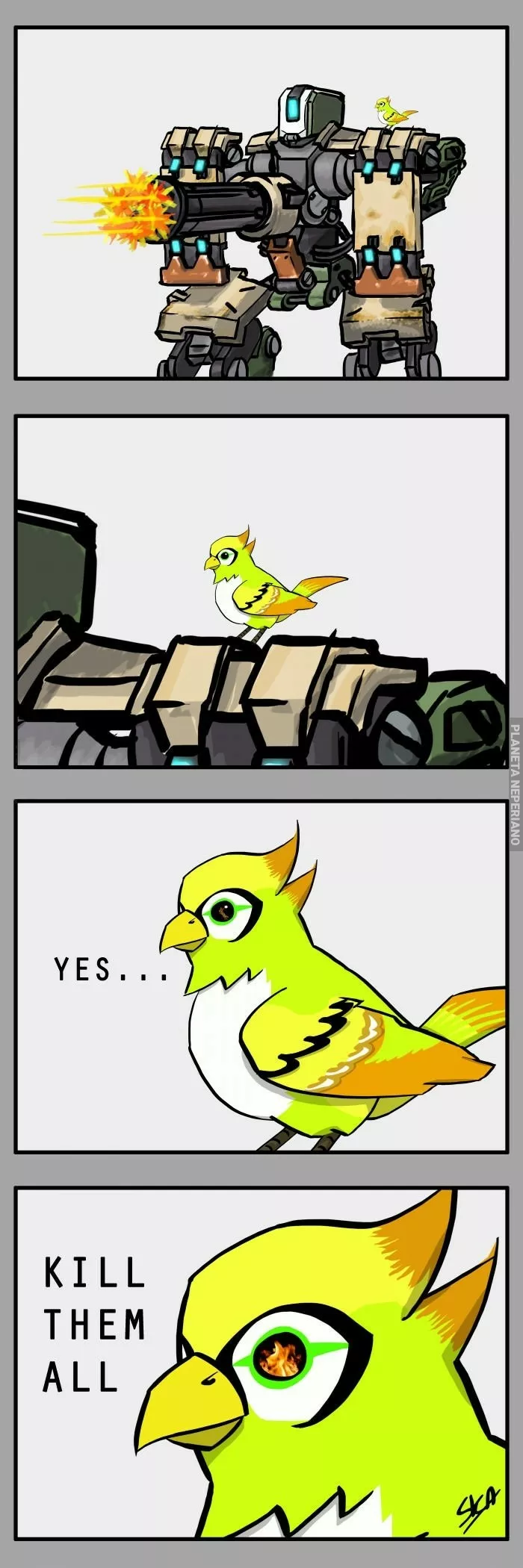 Hay pajaros que solo quieren ver el mundo arder