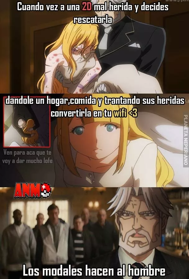 Aunque viniese con enfermedades,huesos rotos y sin dientes :v