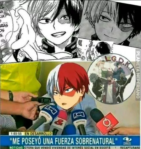 Obvio solo le sonríe a Deku :v